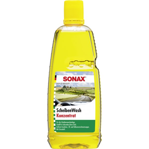 SONAX ScheibenWash Konzentrat mit Citrusduft 1L