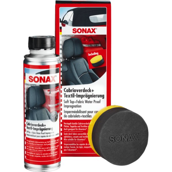 SONAX Cabrioverdeck- & TextilImprgnierung inkl. Schwamm 250ml