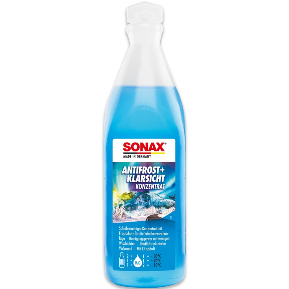 SONAX Scheibenenteiser-Spray 500ml + Eiskratzer - blitzschnell