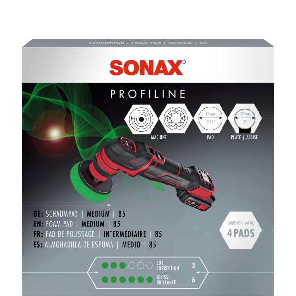 SONAX PROFILINE SchaumPad medium 85 4-Pack