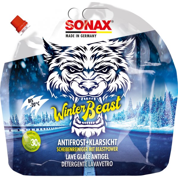 SONAX WinterBeast AntiFrost+KlarSicht bis -20 °C Beutel 3L