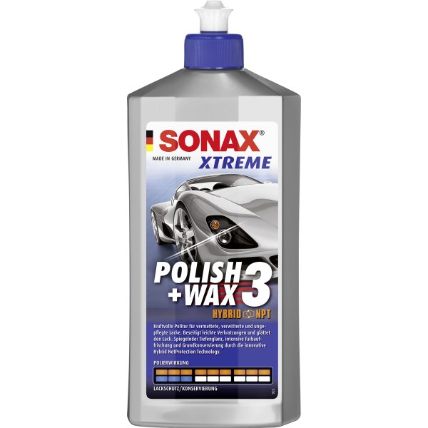 SONAX XTREME Polish+Wax 3 Hybrid NPT kraftvolle Politur und Versiegelung