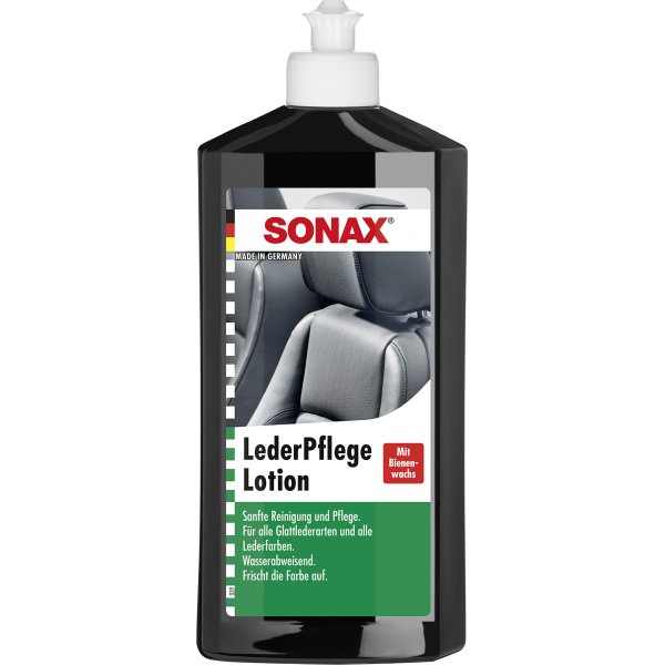 SONAX LederPflegeLotion Lederpflege für alle Glatt- und Kunstleder