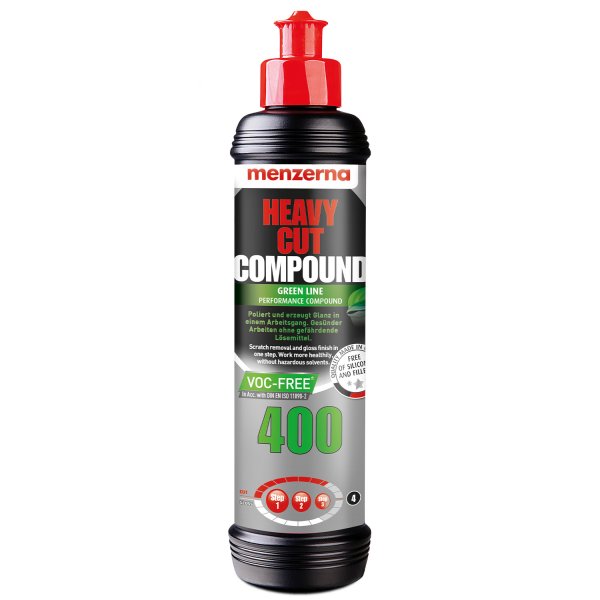 Menzerna Heavy Cut Compound 400 GREEN LINE (HCC 400) Schleifpolitur - 250ml