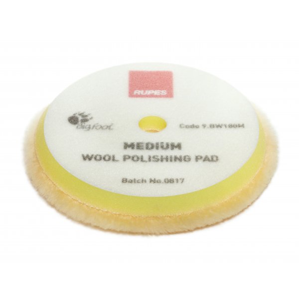 Rupes Medium Wool Polishing Pad Woll-Polierpad 150-170mm Gelb